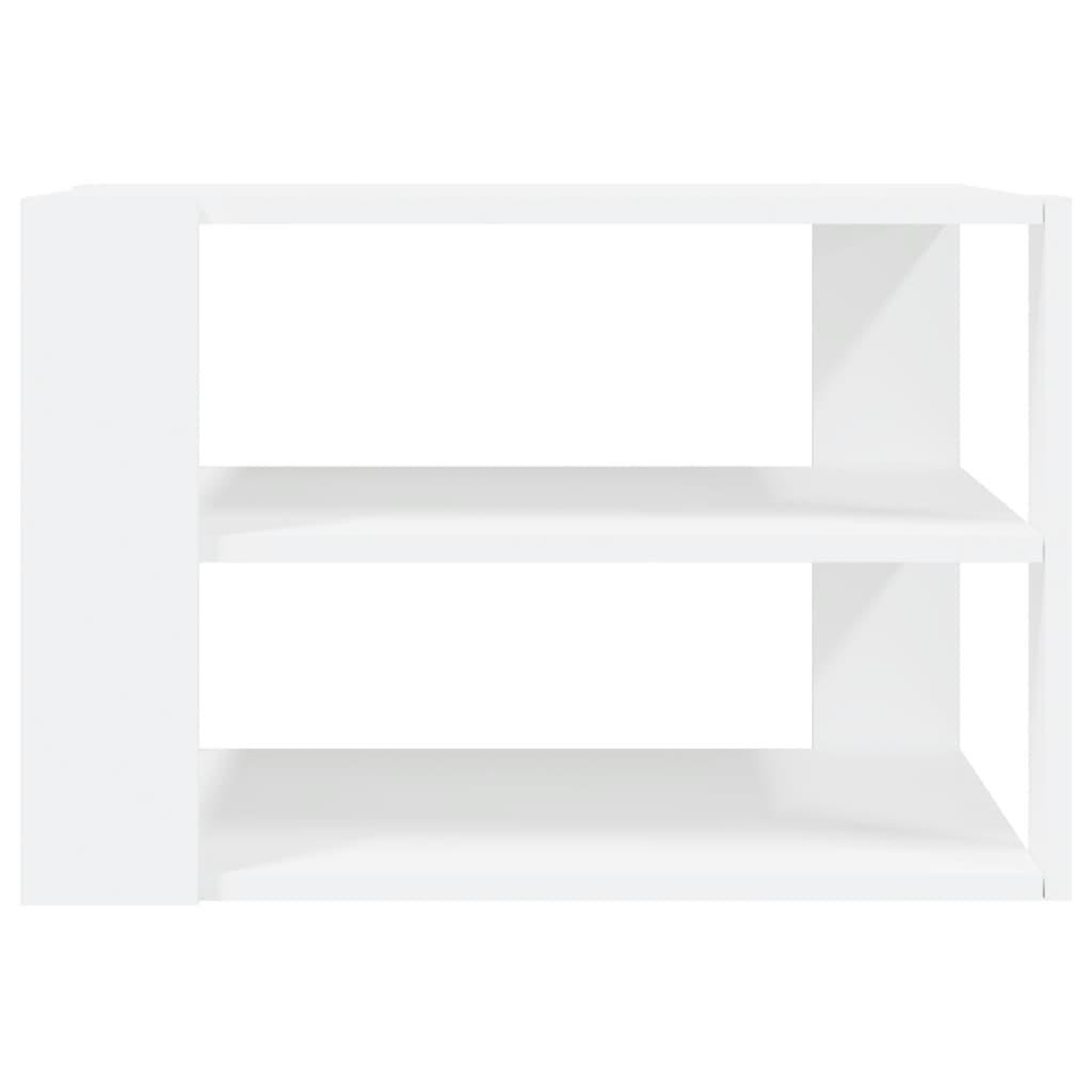 Voir la diapositive 4 : VIDAXL Table basse blanc 59,5x59,5x40 cm bois d'ingenierie
