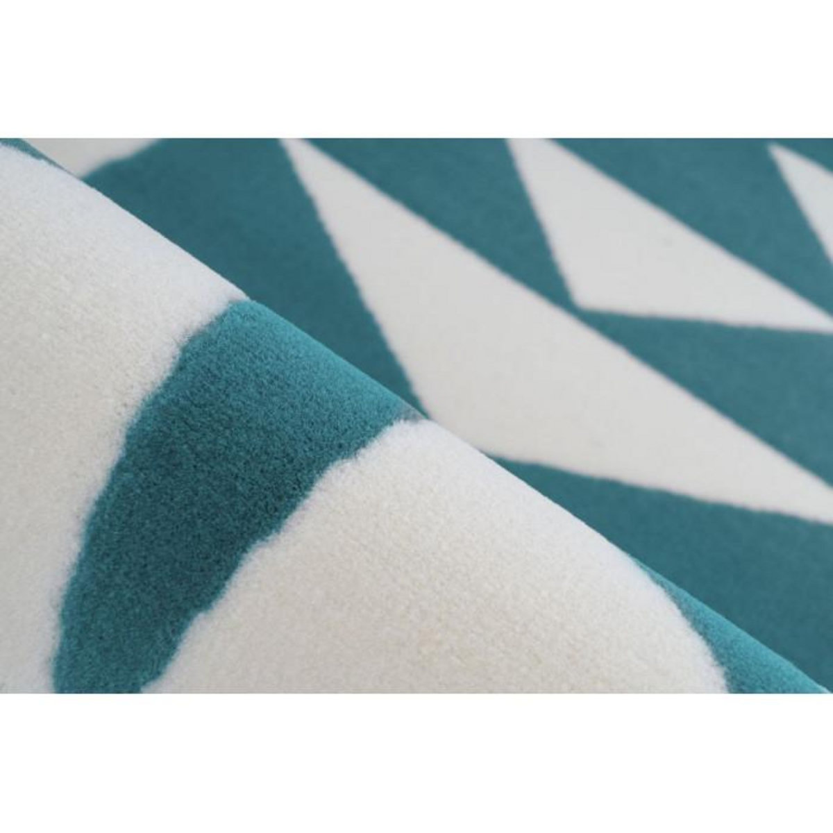 Paris Prix Tapis Rond à Poils Courts  Esperanto IX  Turquoise