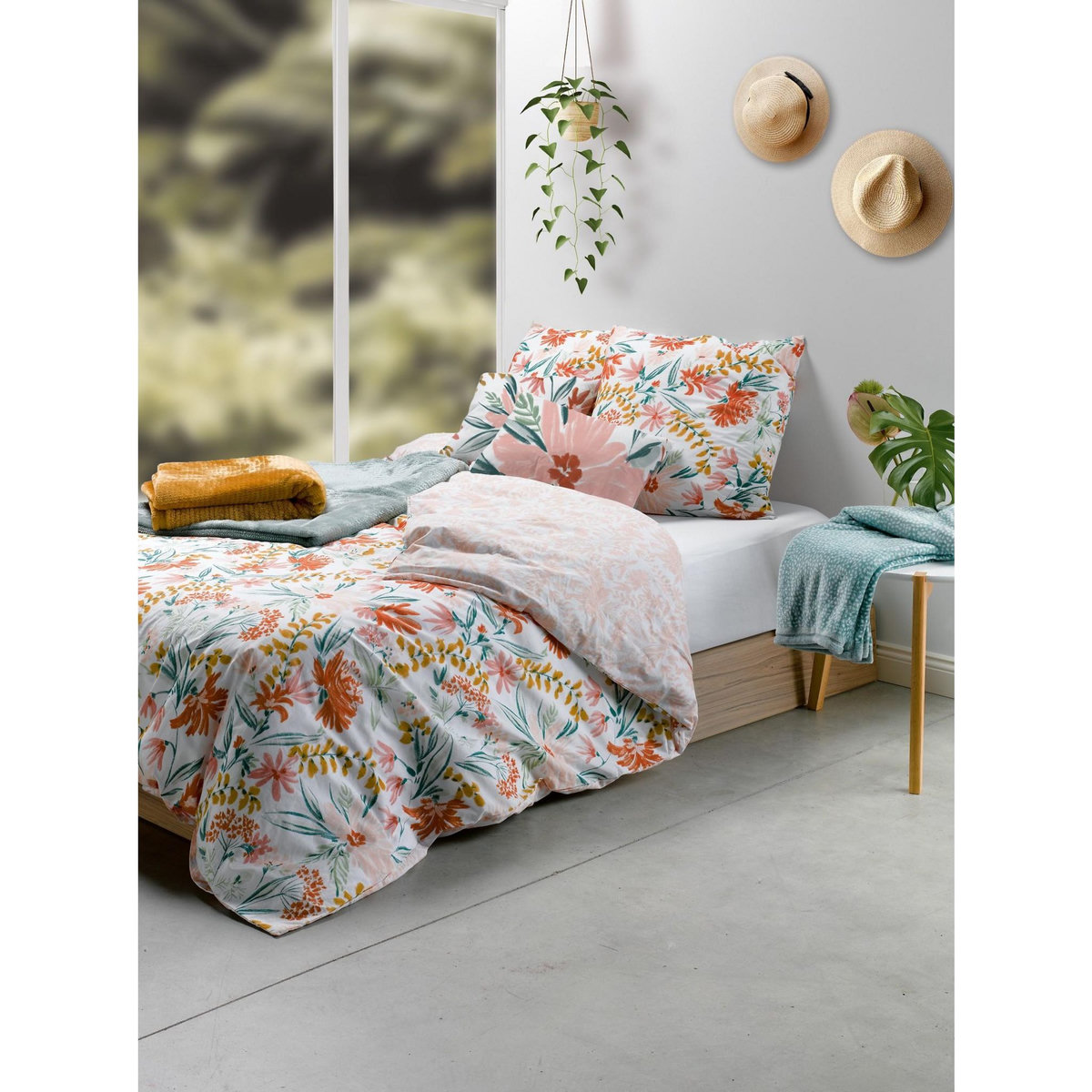 Les Ateliers du Linge Parure housse de couette 100% coton 57fils marna