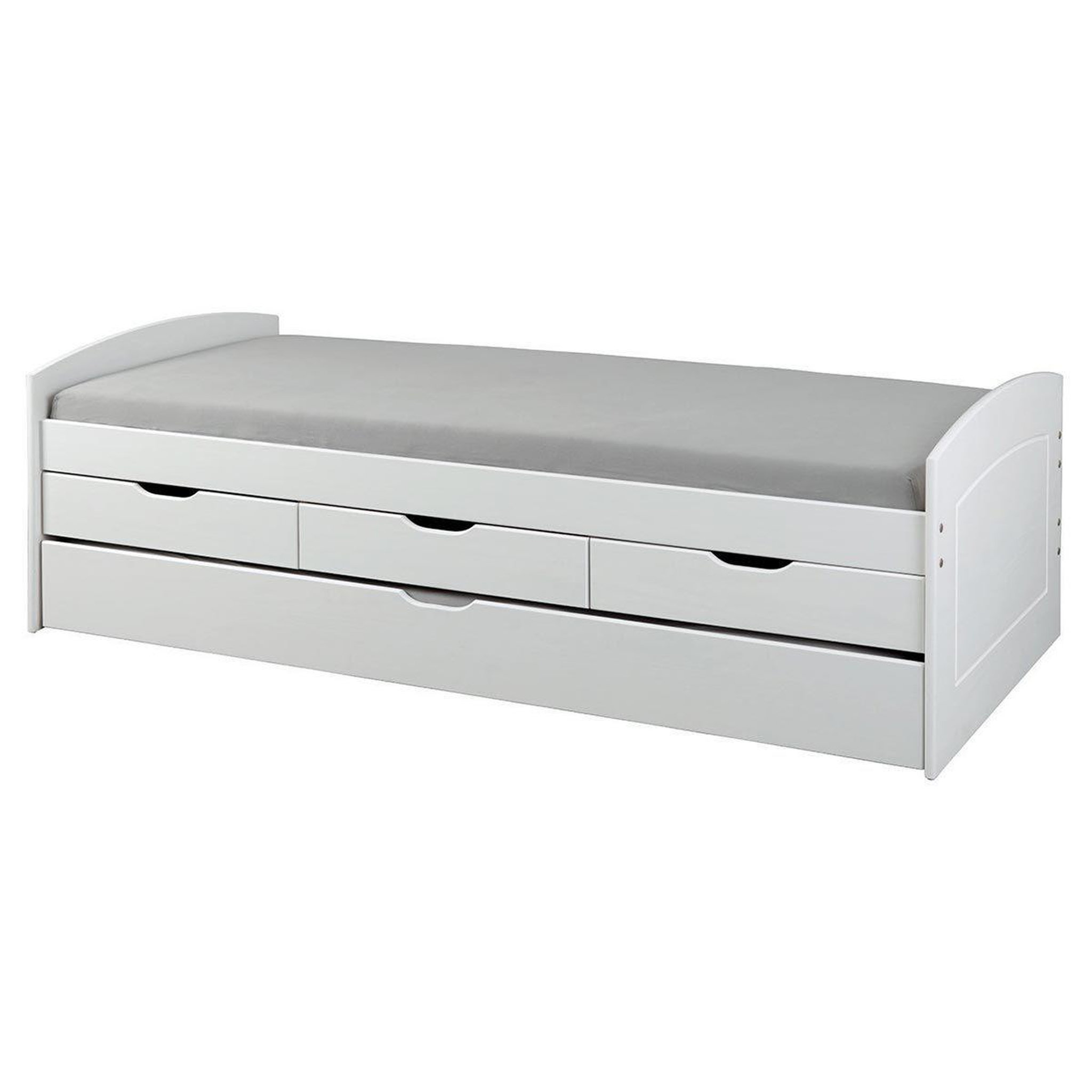 Voir la diapositive 1 : INTERLINK Lit gigogne RIEKA 90x200