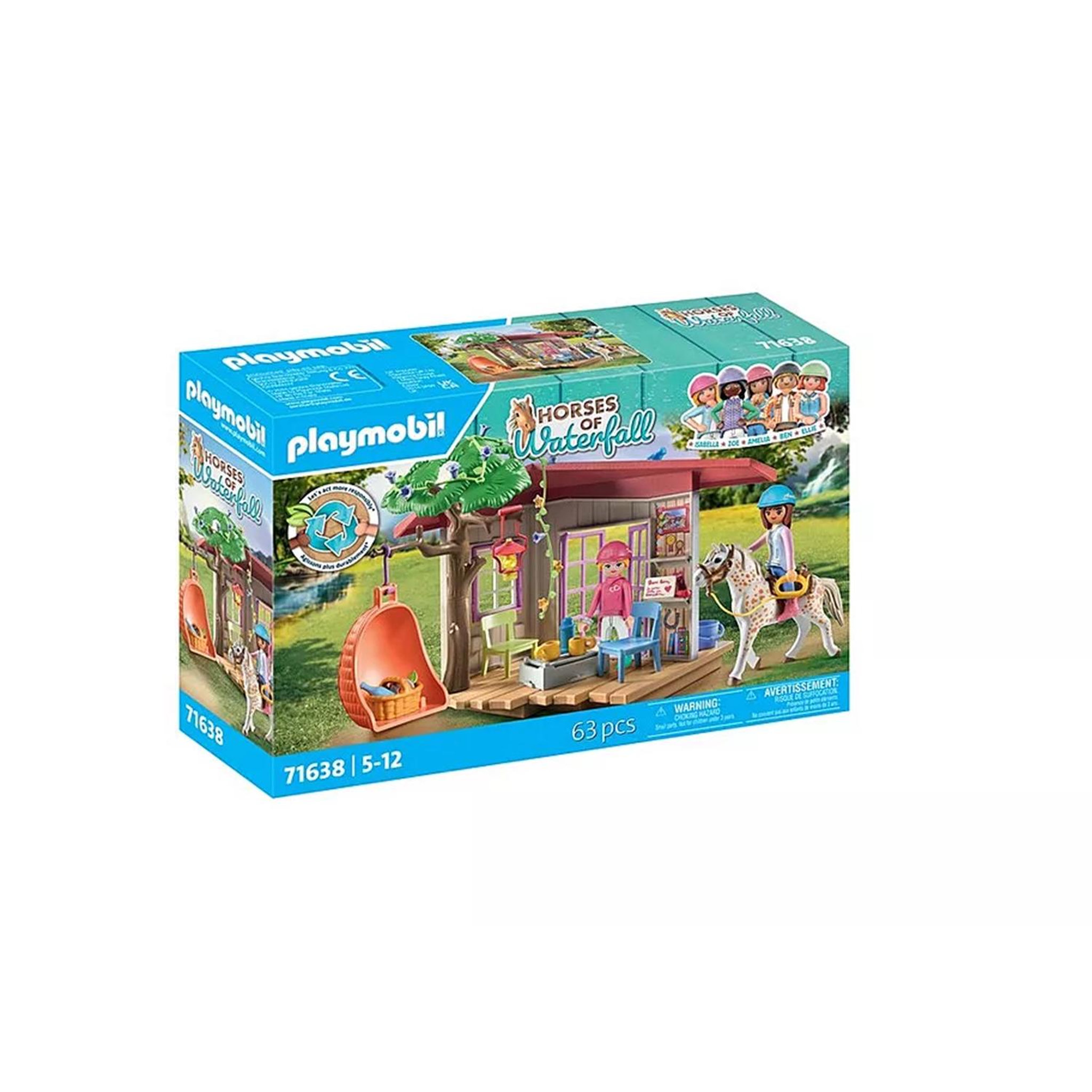 PLAYMOBIL Espace détente avec cavalières