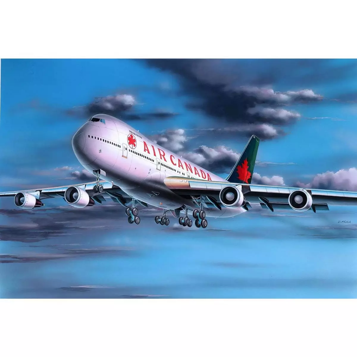 Revell Maquette avion : Model-Set : Boeing 747-200 Air Canada
