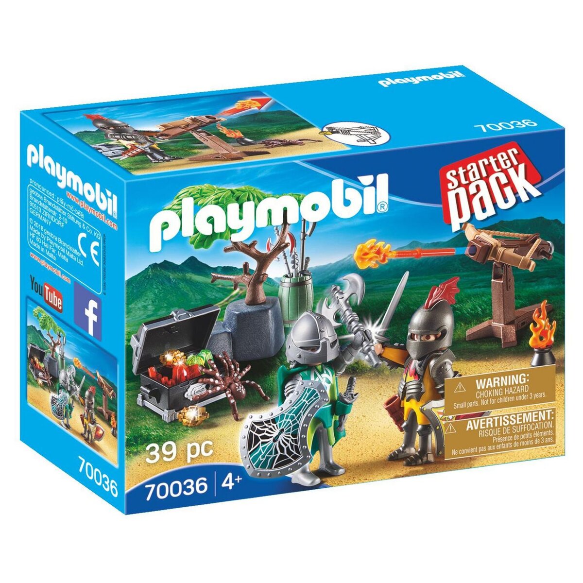 PLAYMOBIL 70036 - StarterPack - Duel de chevaliers
