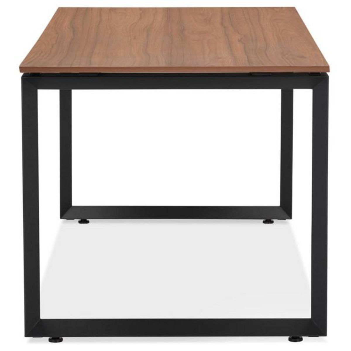 Paris Prix Bureau Design  Abigano  160cm Noyer & Noir
