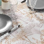 Voir la diapositive 2 : Paris Prix Nappe Antitache Imprimé  Canarie  145x240cm Naturel