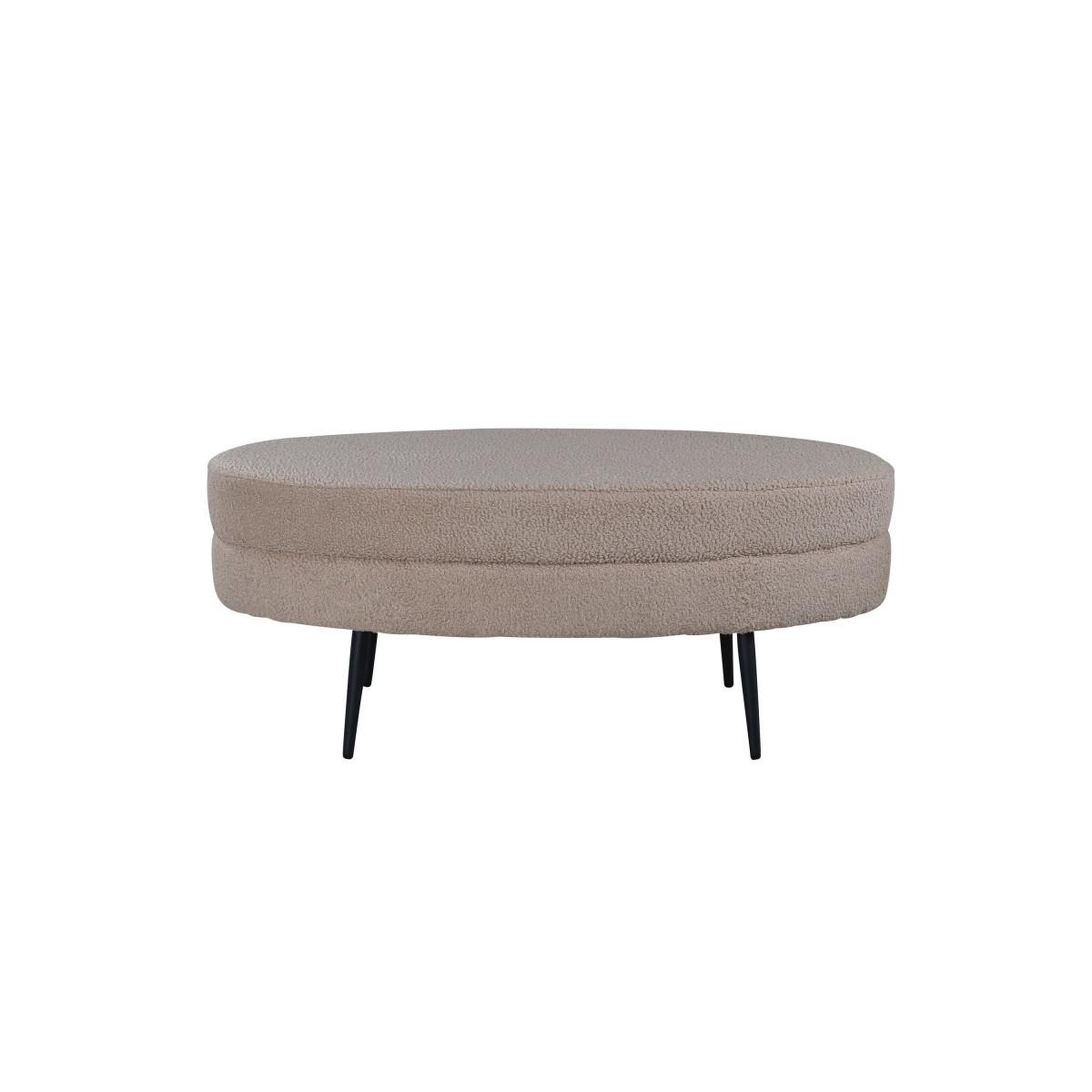 Voir la diapositive 2 : Paris Prix Pouf design bouclette  otto  100cm beige