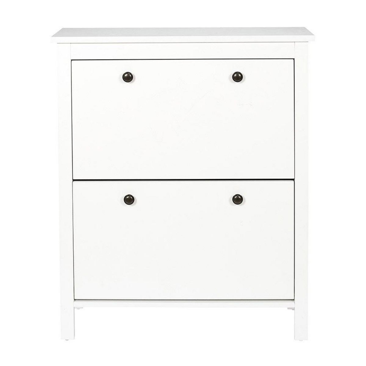 The Home Deco Factory Meuble à chaussures 2 portes Elisabeth