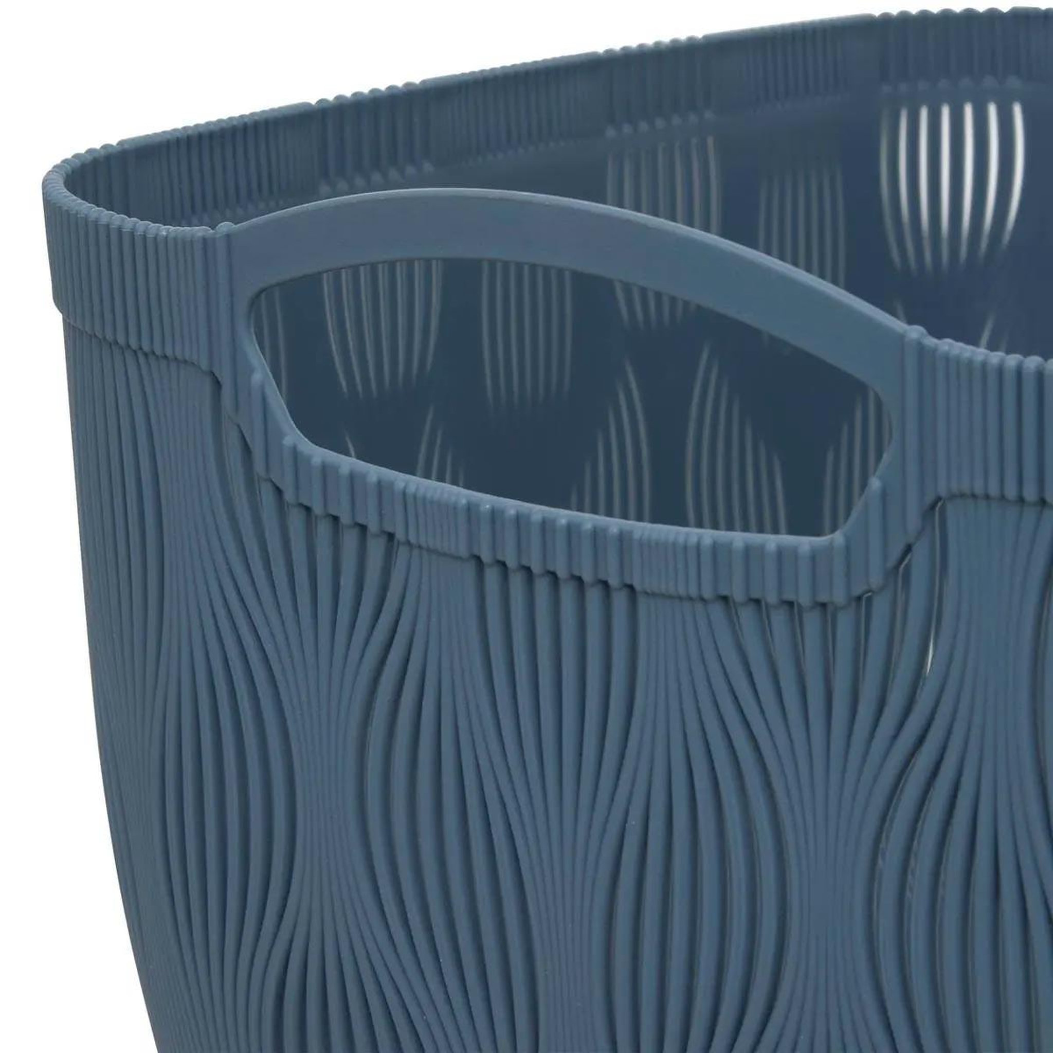 Voir la diapositive 2 : FIVE Panier de rangement design  leaf  15l bleu gris