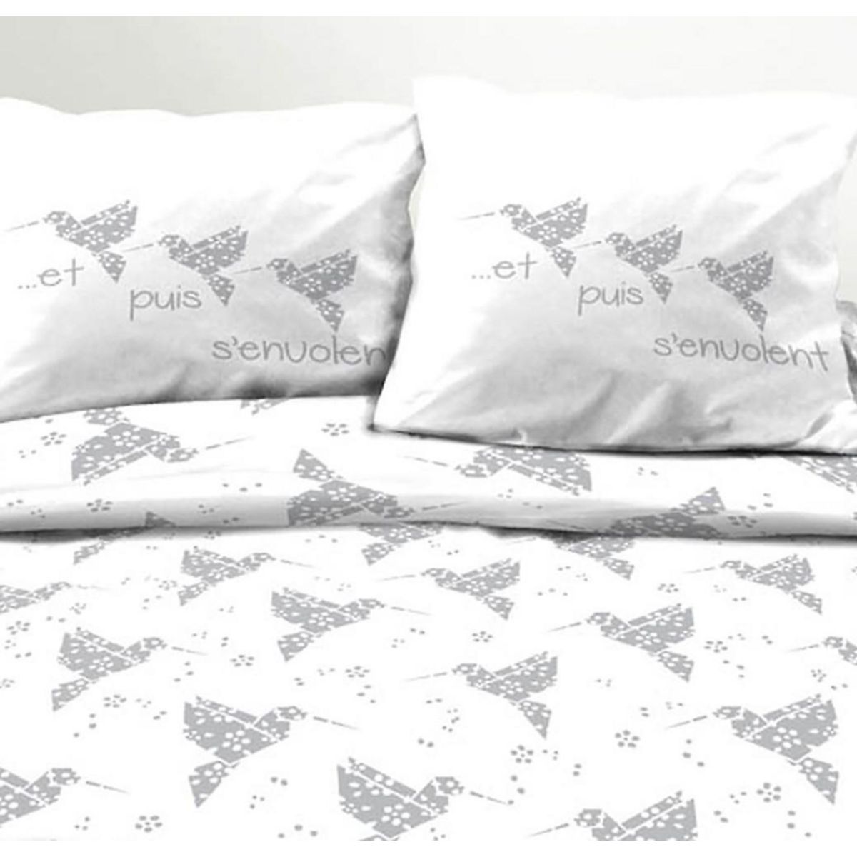 Home collection Parure housse de couette 3pcs 240x220cm 100%coton 57fils origasie