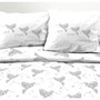 Voir la diapositive 2 : Home collection Parure housse de couette 3pcs 240x220cm 100%coton 57fils origasie