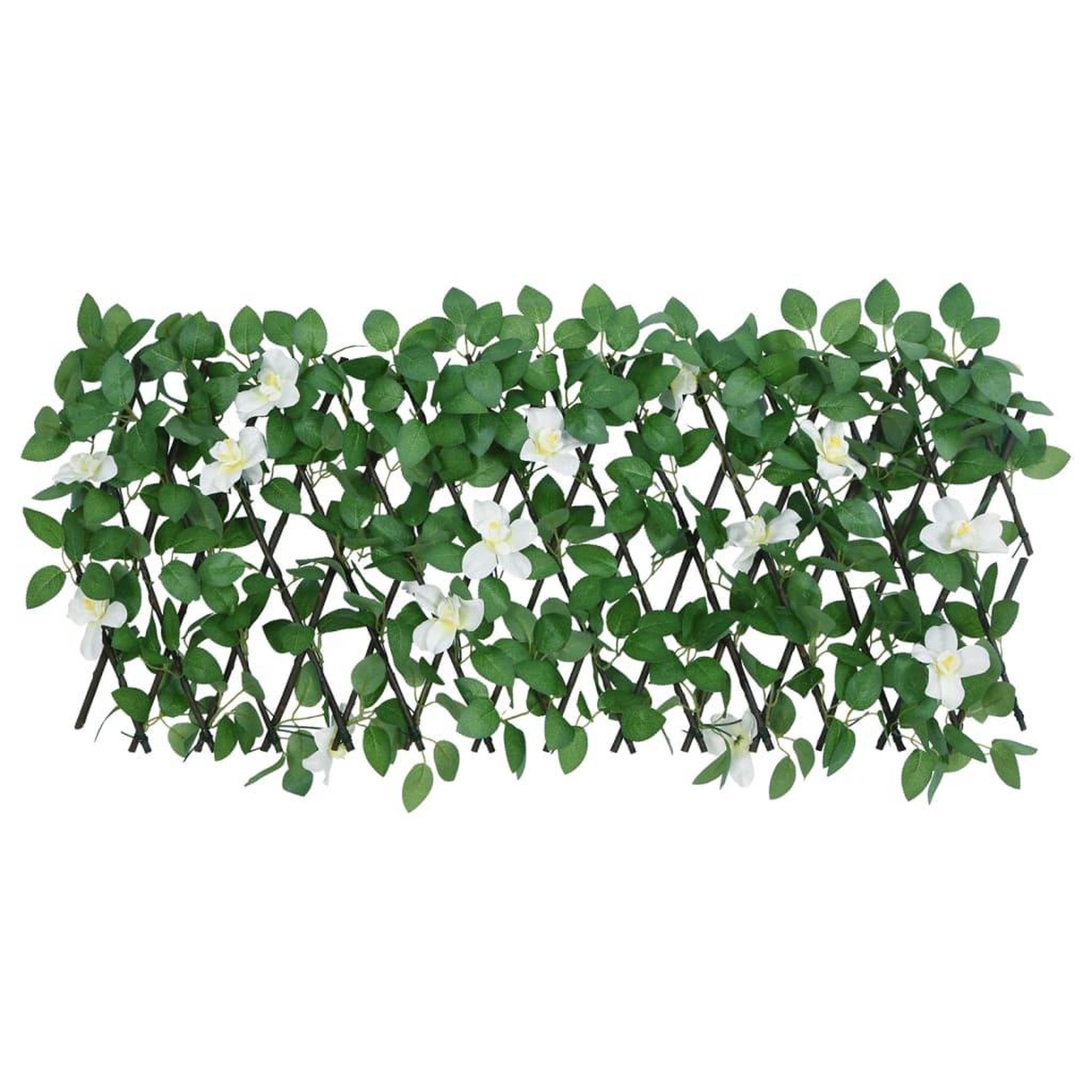 Voir la diapositive 2 : VIDAXL Treillis de lierre artificiel extensible vert 180x30 cm
