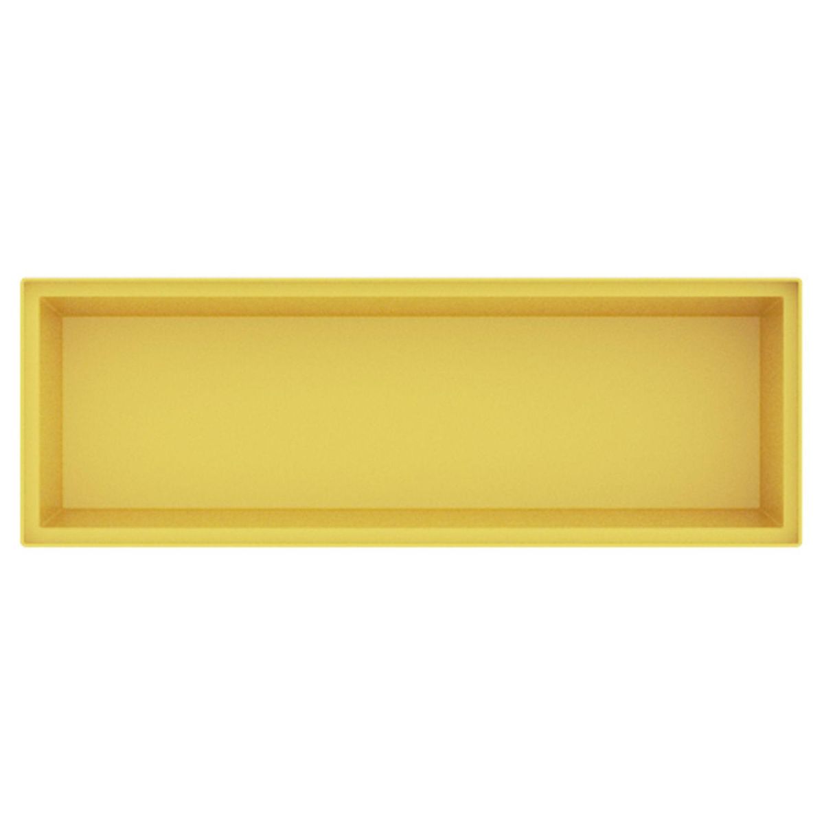 GARDENSTAR Balconnière + plateau L50 cm moutarde