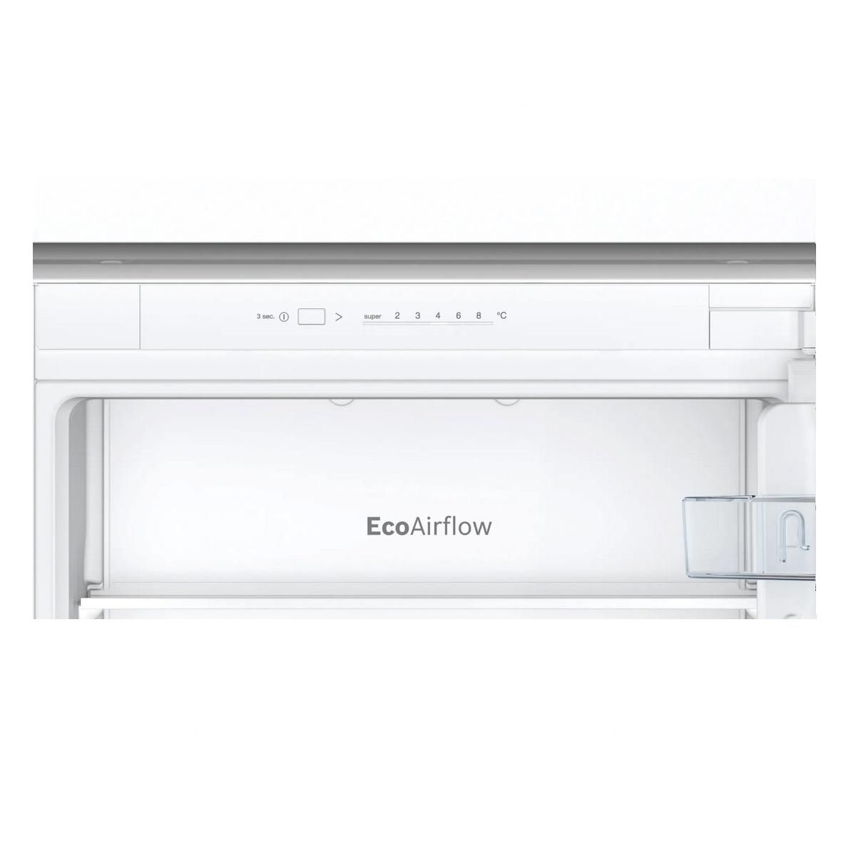 BOSCH Réfrigérateur combiné intégrable à glissières 267l blanc - KIV86NSE0