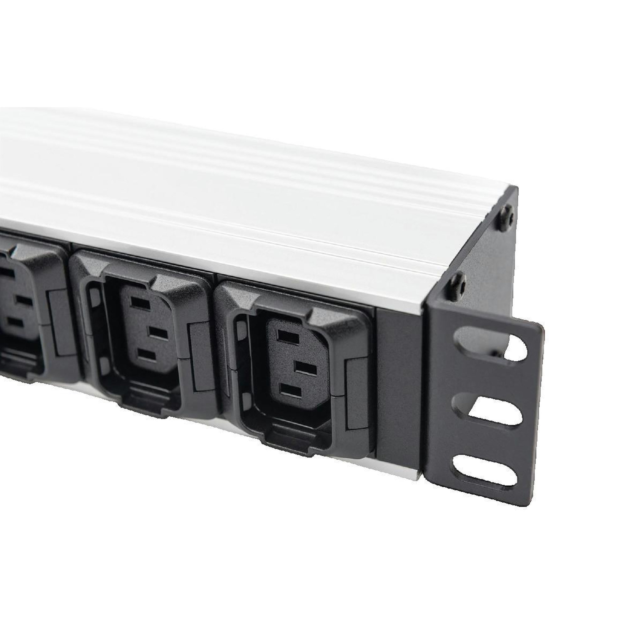 Voir la diapositive 3 : Prodigit Multiprise digitus Professionnelle Aluminium 10 prises 2 m