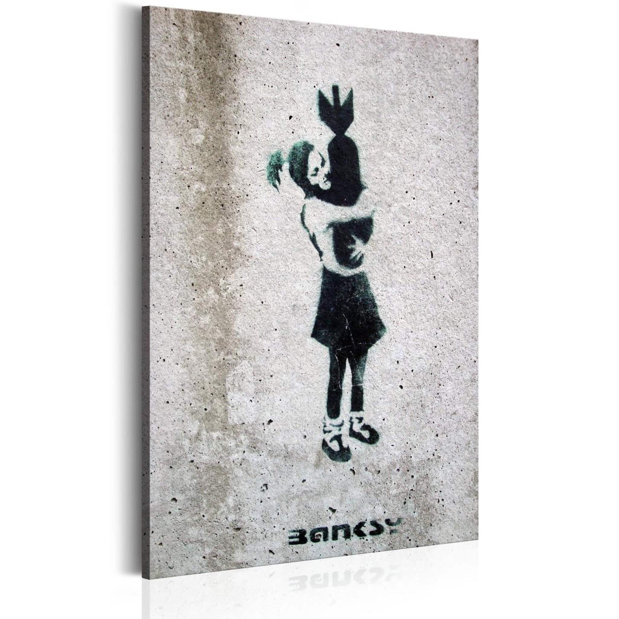 Voir la diapositive 1 : Paris Prix Tableau Imprimé  Bomb Hugger - Banksy