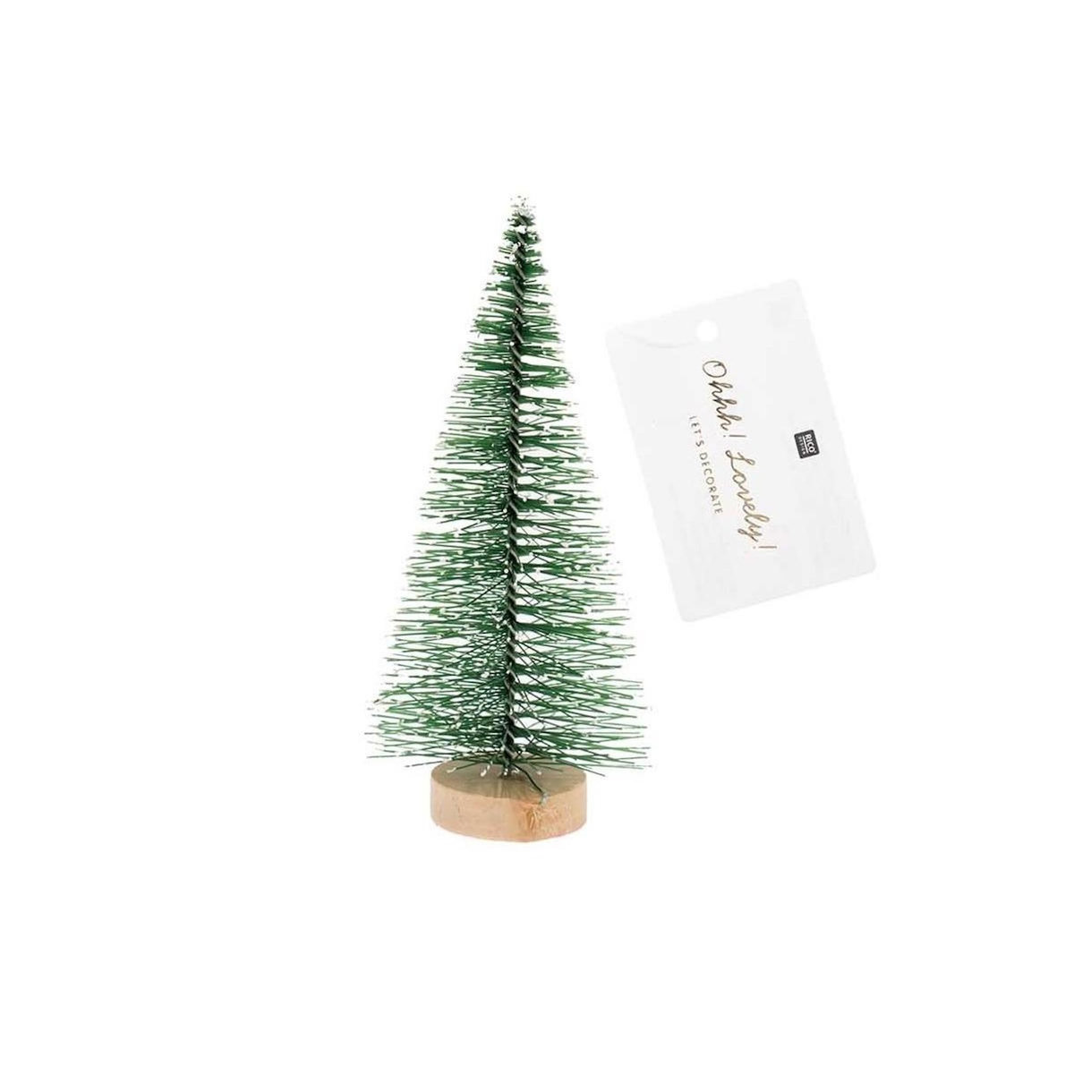 RICO DESIGN Sapin de Noel mini Vert 5x22cm