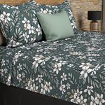 SOLEIL D'OCRE Parure de draps coton 57 fils MANON, par Soleil d'ocre. Coloris disponibles : Marron