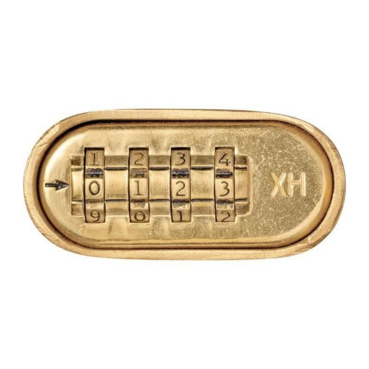 ABUS Cadenas a combinaison - ABUS - 180IB/50 B/DFNLI - Corps laiton forgé - Anse inox - Code numérique a quatre chiffres