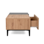 Voir la diapositive 4 : CONCEPT USINE Table basse style industriel avec rangements NOVI