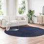 Voir la diapositive 3 : VIDAXL Tapis shaggy a poils longs NAVARRA bleu marine 240x240 cm