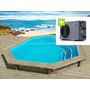 Voir la diapositive 1 : Habitat et Jardin Piscine bois   Florida 130   - 6.57 x 4.57 x 1.31 m + Pompe à chaleur - Puissance 6.1 kW
