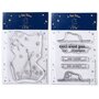  6 Tampons transparents Le Petit Prince Paysage et Boa