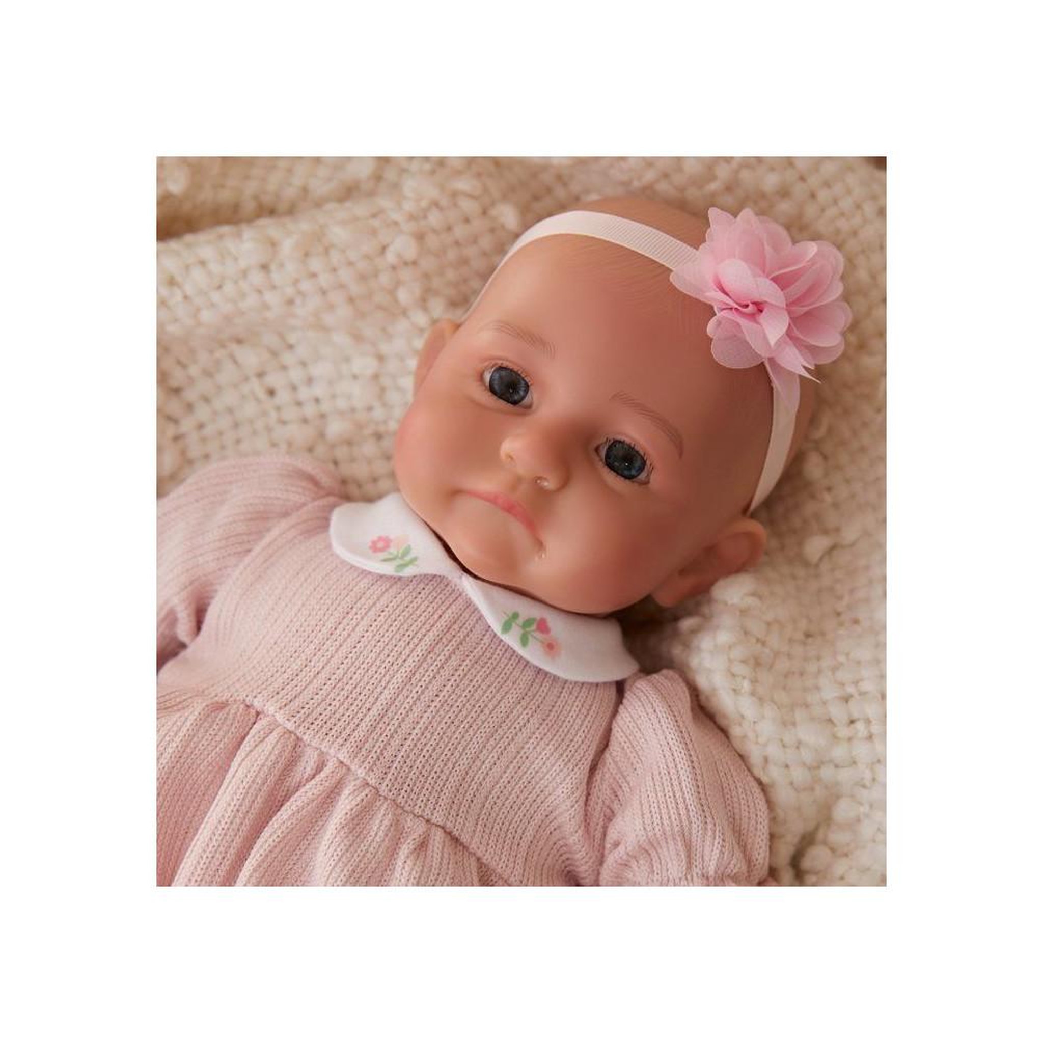 Voir la diapositive 5 : Poupée bébé BABY born Real Baby Doll fille, 43 cm, yeux ouverts, corps lesté, tétine incluse, Cuddle Key