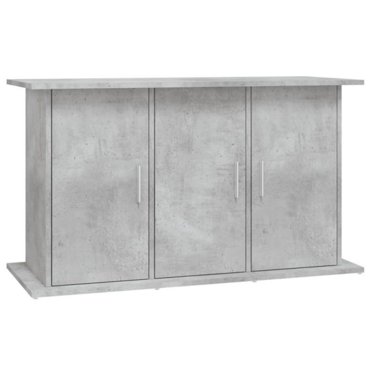 VIDAXL Support pour aquarium gris béton 101x41x58 cm bois d ingénierie
