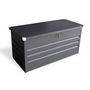 Voir la diapositive 3 : CONCEPT USINE Coffre de rangement gris en acier CASEO