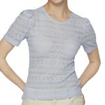 Vila T Shirt  Vila Femme Vichikka. Coloris disponibles : Bleu