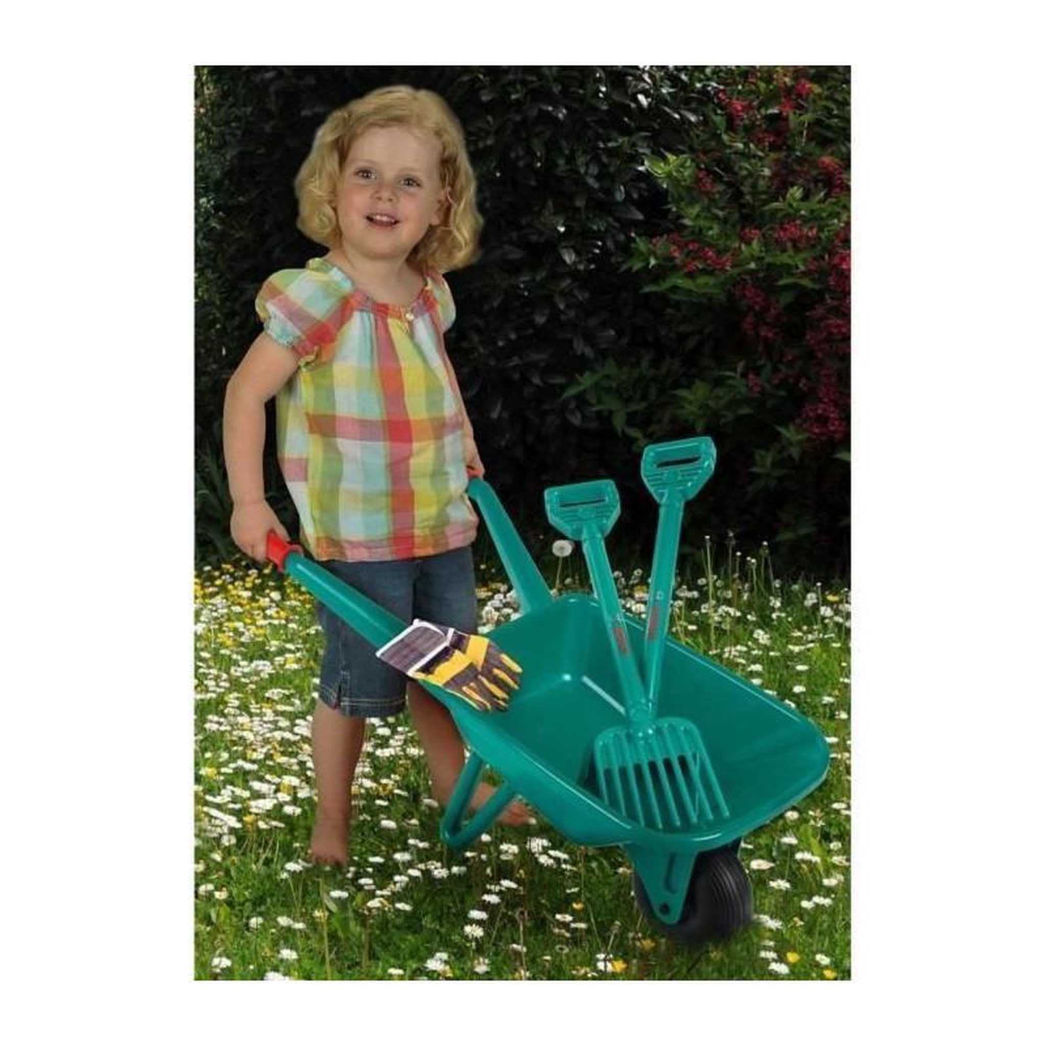 Voir la diapositive 2 : BOSCH BOSCH - Set de jardin avec brouette pour Enfant