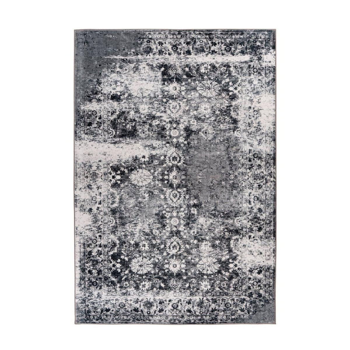 Paris Prix Tapis Tissé Vintage à Poils Plats  Saphira  Gris
