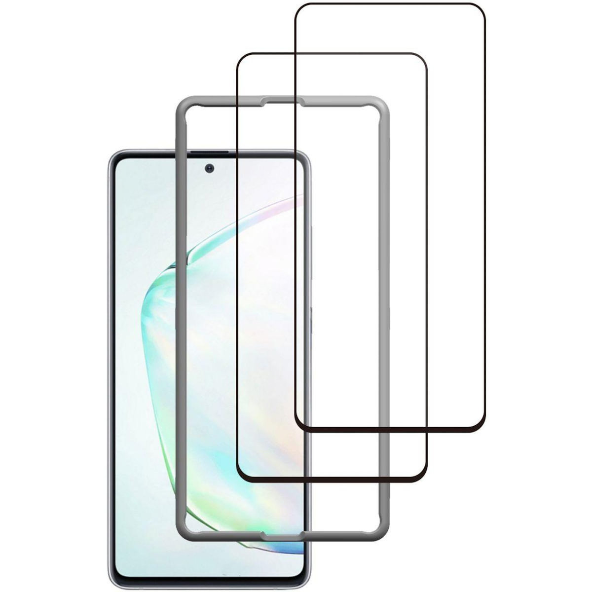 ESSENTIEL B Protège écran Samsung Note 10 Lite Verre trempé x2