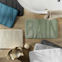 Voir la diapositive 5 : Paris Prix Tapis de Bain Microfibre  Relief  45x75cm Sauge