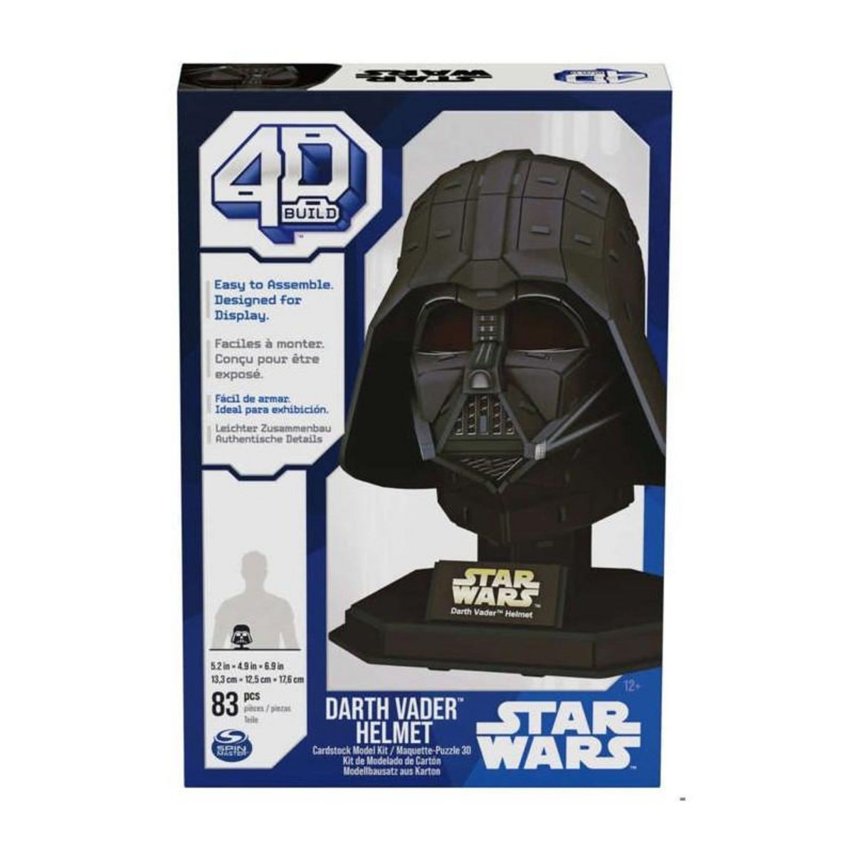 Spin Master SPIN MASTER CASQUE DARK VADOR Star Wars 4D Build