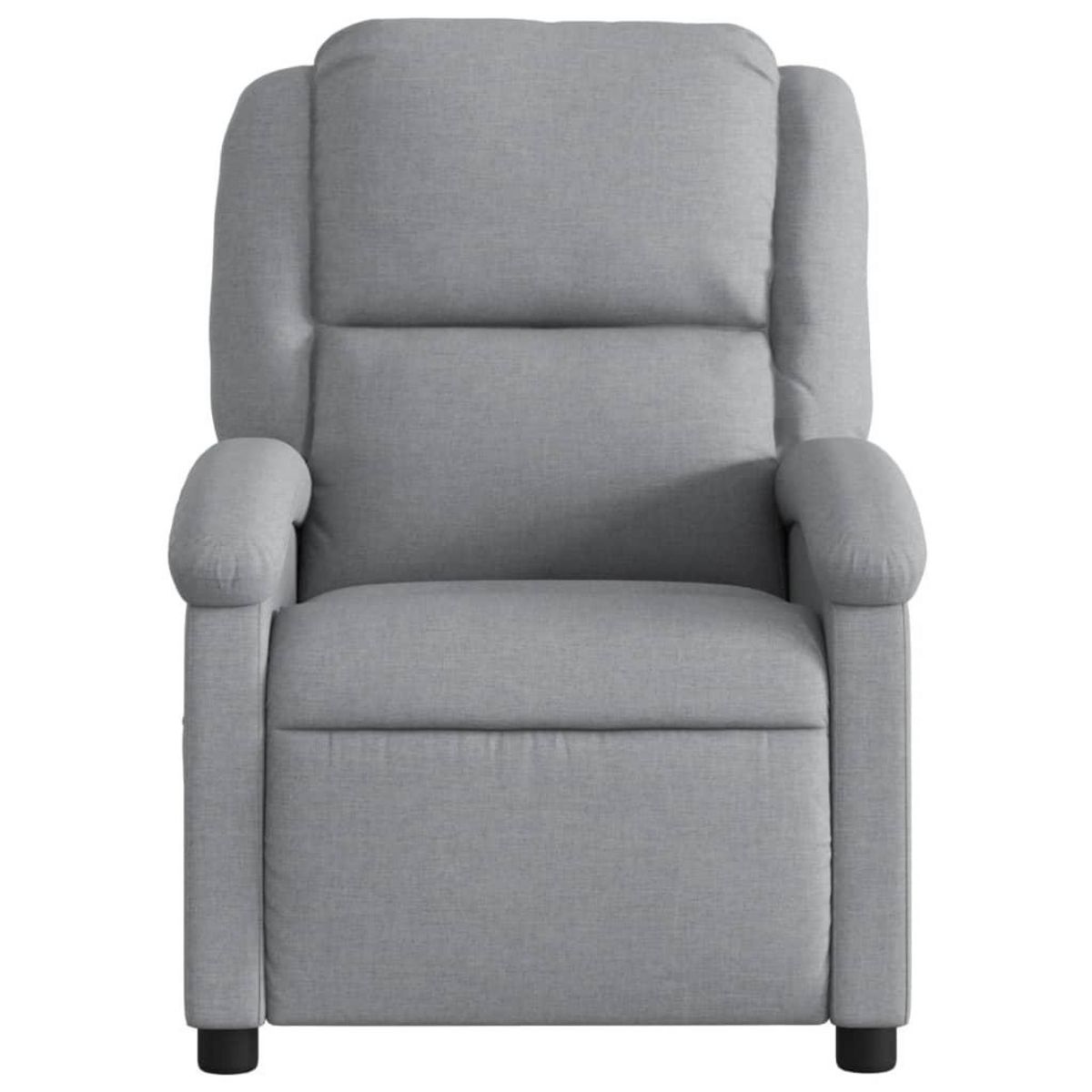VIDAXL Fauteuil inclinable Gris clair Tissu