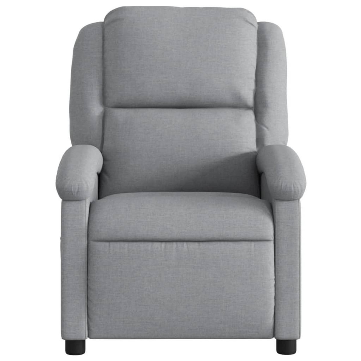 VIDAXL Fauteuil inclinable Gris clair Tissu