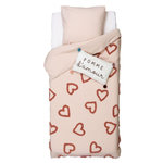 ATMOSPHERA Parure de lit enfant Amour en coton tufté - 140 x 200 cm
