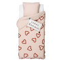 Voir la diapositive 1 : ATMOSPHERA Parure de lit enfant Amour en coton tufté - 140 x 200 cm