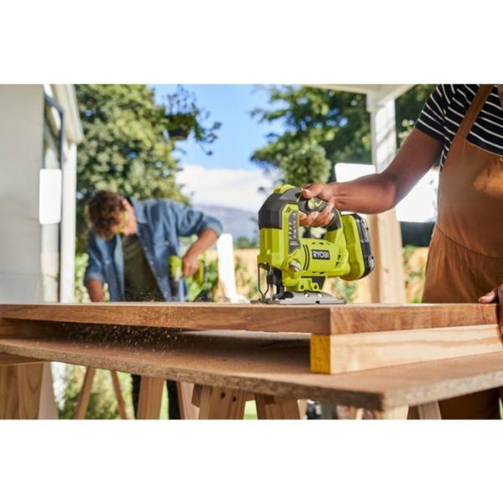 Voir la diapositive 6 : Ryobi Ryobi pack 4 outils one+ 18v perceuse à percussion + meuleuse + scie sauteuse + ponceuse + batt. 5ah & 2ah + sac r18ck4f-252s