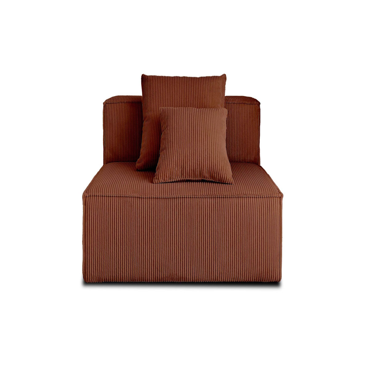 LISA DESIGN Colombine - module d'assise - en velours côtelé