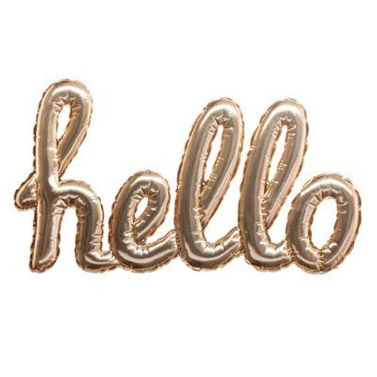 ATMOSPHERA Sticker Ballon  Hello  22x40cm Or