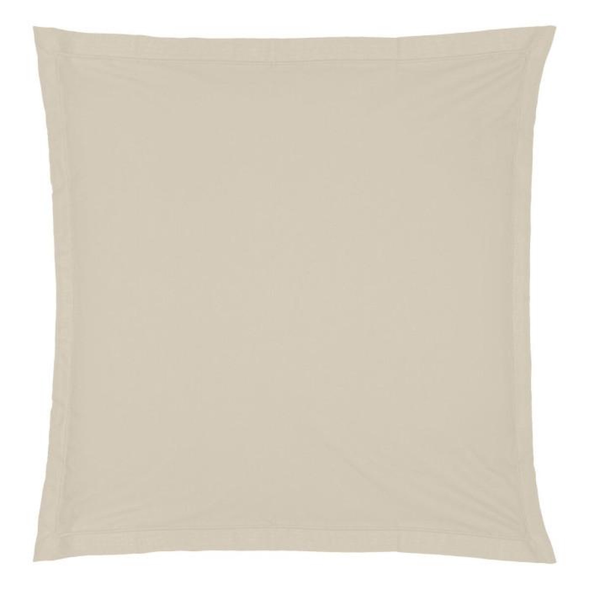 ATMOSPHERA Taie d'Oreiller  Percale  63x63cm Beige Lin