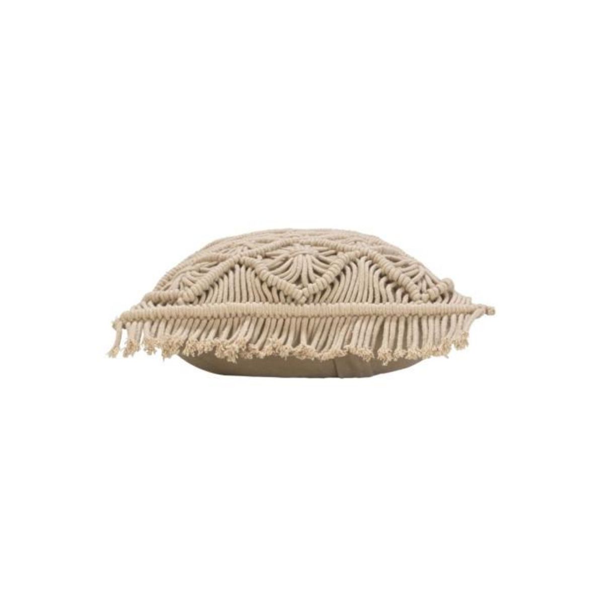 Paris Prix Coussin Déco Macramé  Indy  30x50cm Naturel