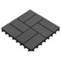 Voir la diapositive 3 : VIDAXL Carreaux de terrasse 22 pcs 30 x 30 cm 2 m^2 WPC Gris