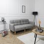 Voir la diapositive 2 : The Home Deco Factory Canapé convertible DREAM - Gris