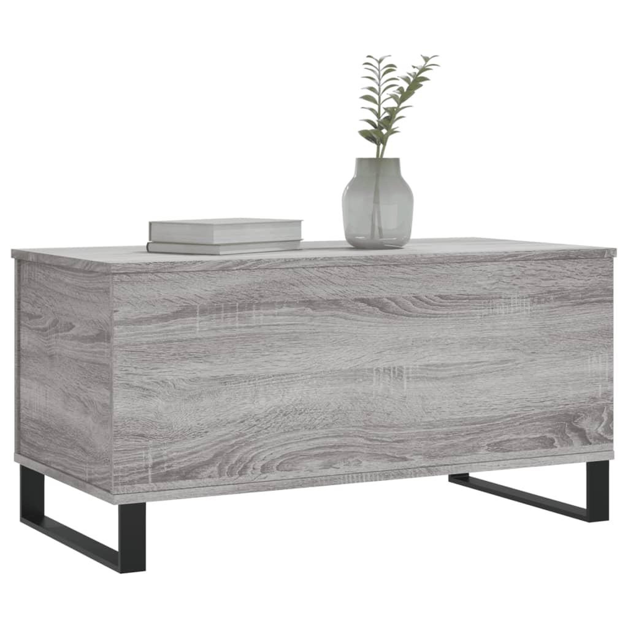 Voir la diapositive 4 : VIDAXL Table basse Sonoma gris 90x44,5x45 cm Bois d'ingenierie