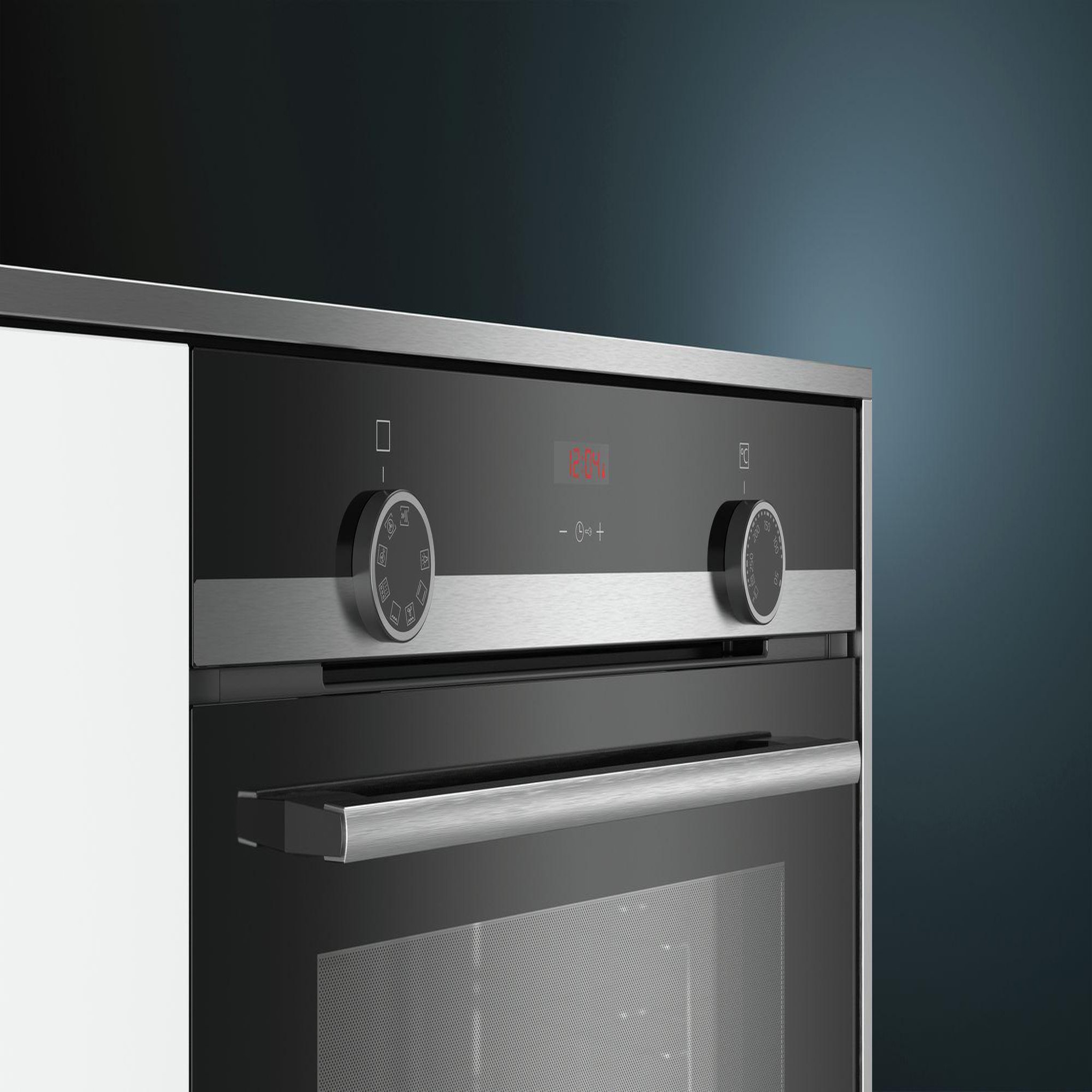 Voir la diapositive 5 : Siemens Four intégrable 71l 60cm a ecoclean inox - hb553aer0