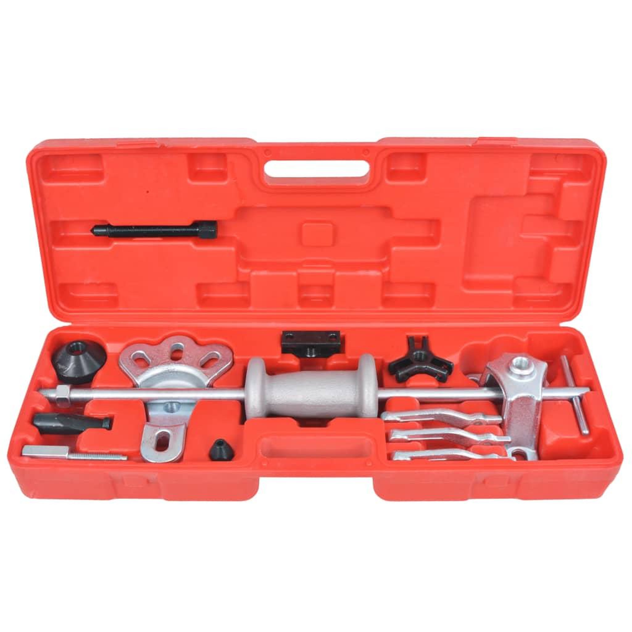 Voir la diapositive 2 : VIDAXL Outils de voiture coulissants a 9 voies 17 pcs