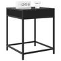 Voir la diapositive 5 : VIDAXL Table de chevet avec LED infini noir 40x40x51 cm
